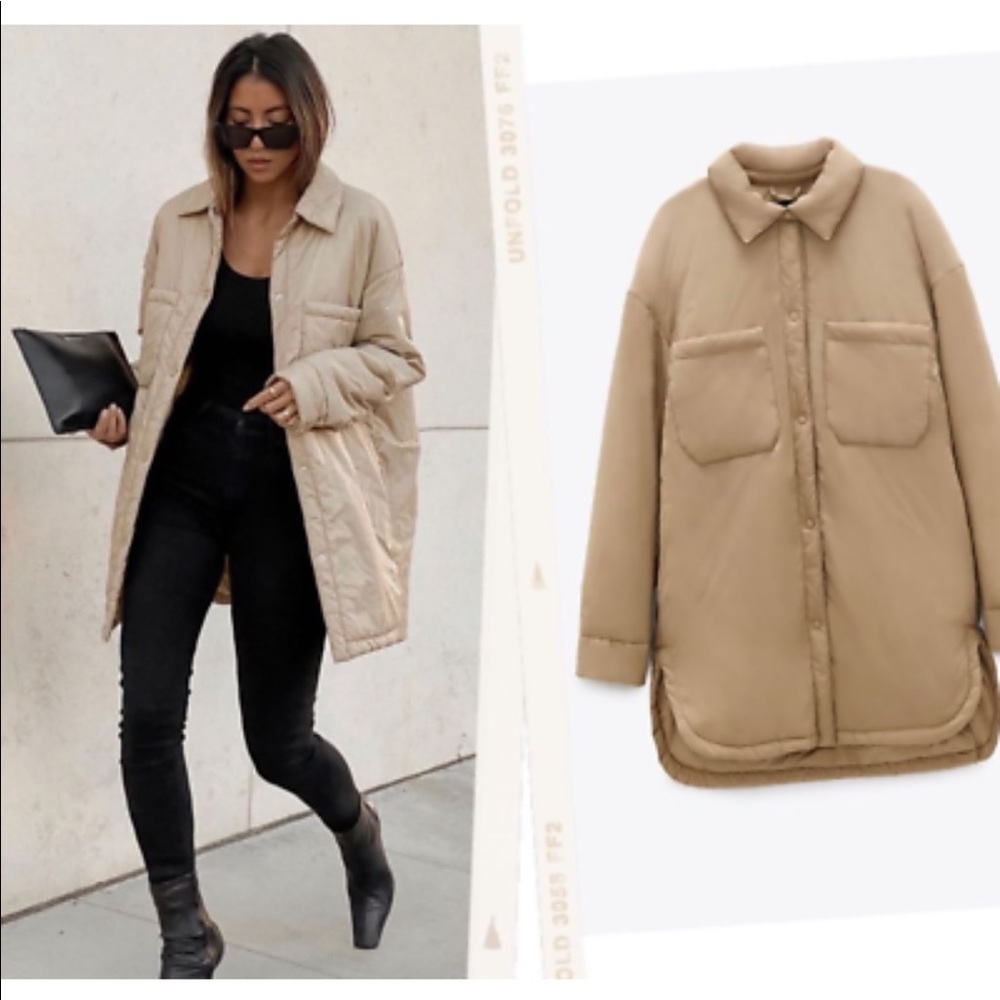 ZARA NWT WATER REPELLENT PADDED JACKET 🌸